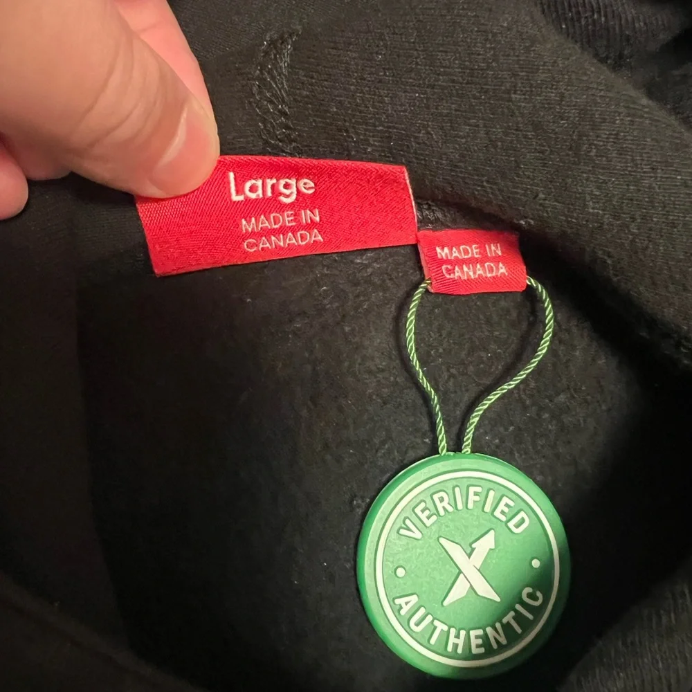 Supreme Motion Logo Hooded Sweatshirt (SS20) Black Size L - Picture 4 of 5